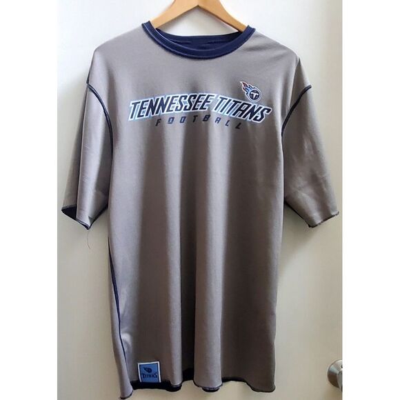 Tennessee Titans Jersey RARE Practice Blue SZ LG Reversible NFL Size Tag Removed - Picture 3 of 11